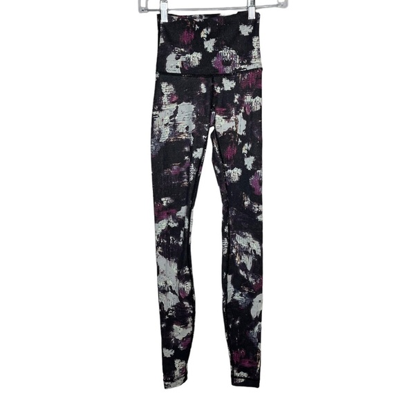 lululemon athletica Pants - LULULEMON Athletica Wunder Under Full Length Leggings Hi Rise Kara Blossom Multi